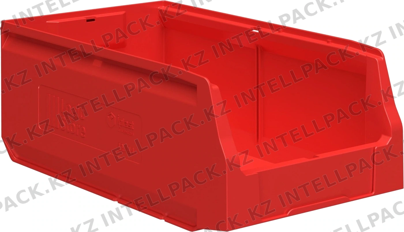 Складской лоток Logic Store 400x225x150 мм iPlast красный