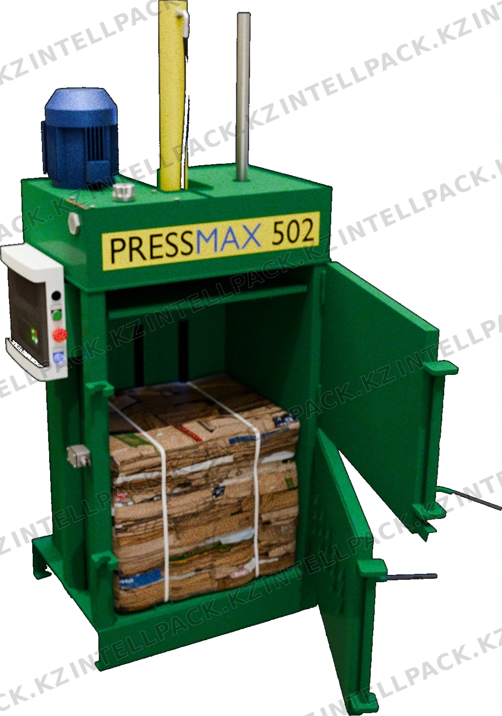 Вертикальный пакетировочный пресс для макулатуры, картона, пленки PRESSMAX™ 502