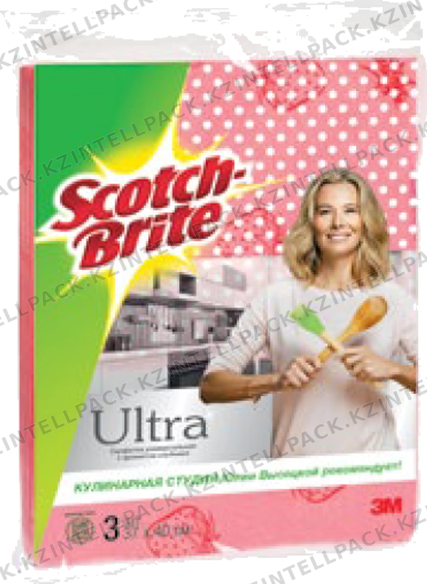 2. Салфетка универсальная Scotch-Brite® ULTRA с ароматом клубники