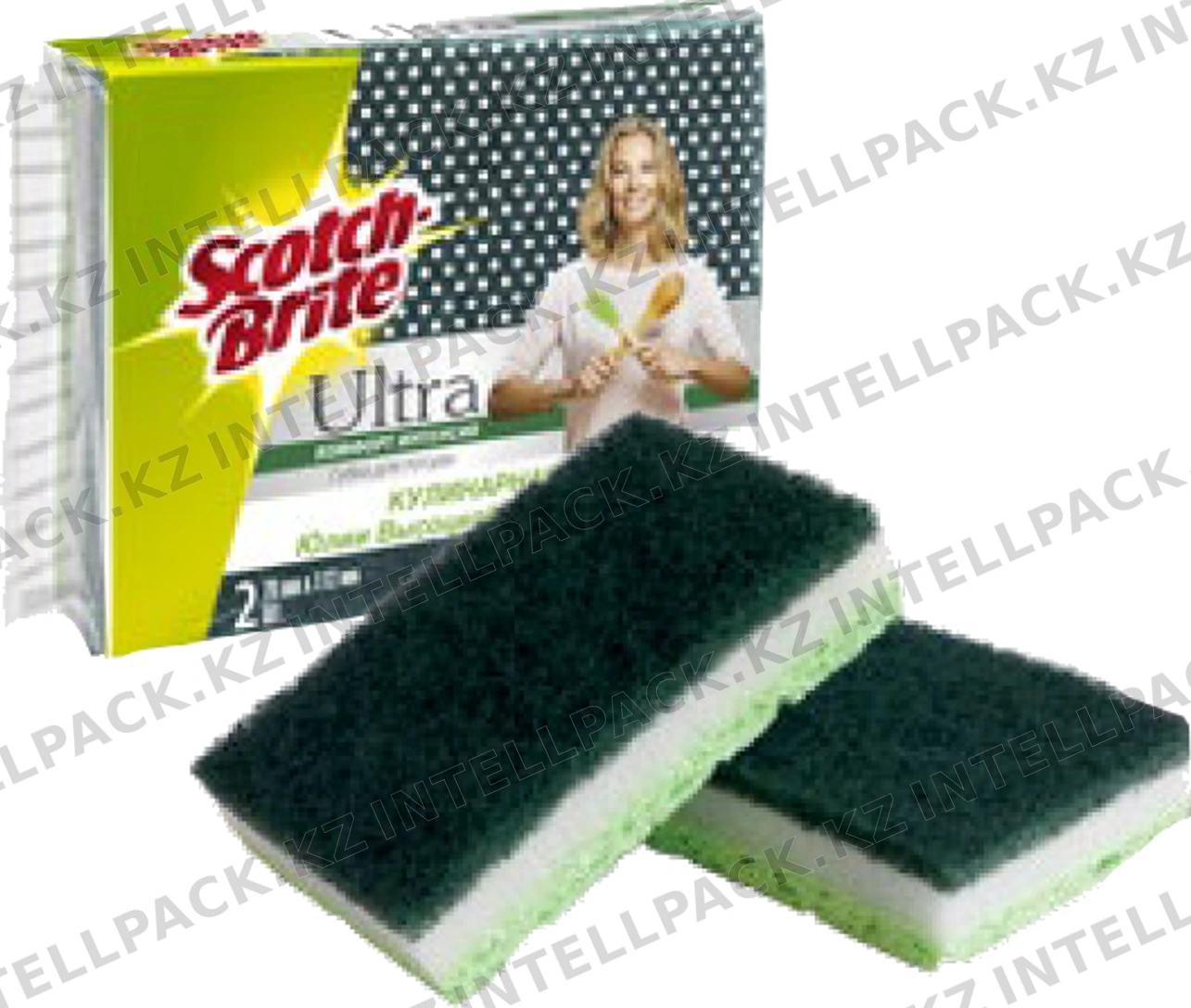 6. Губка Scotch-Brite® ULTRA КОМФОРТ ИНТЕНСИВ для посуды