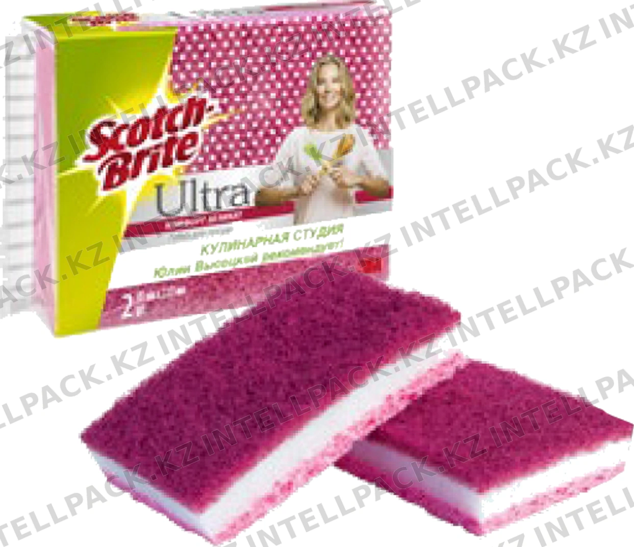 7. Губка Scotch-Brite® ULTRA КОМФОРТ ДЕЛИКАТ для посуды