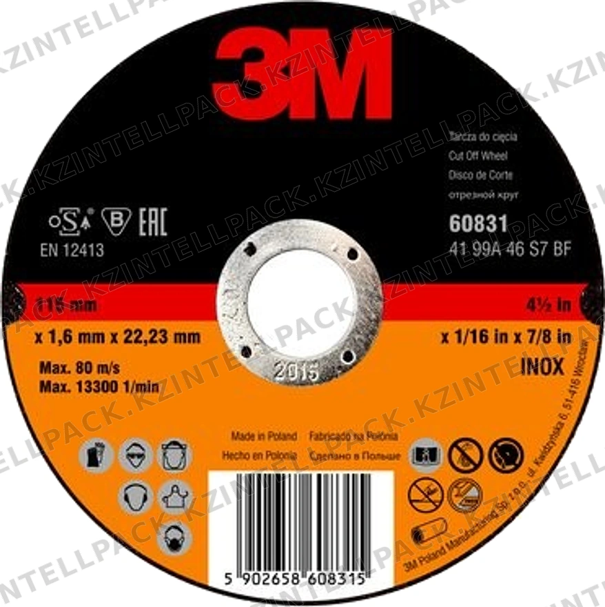 Inox 3M™ Диск отрезной T41 125мм х 1.0мм х 22мм