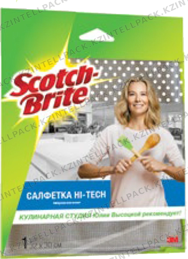Салфетка микроволоконная Scotch-Brite® Hi-Tech для техники 32*30