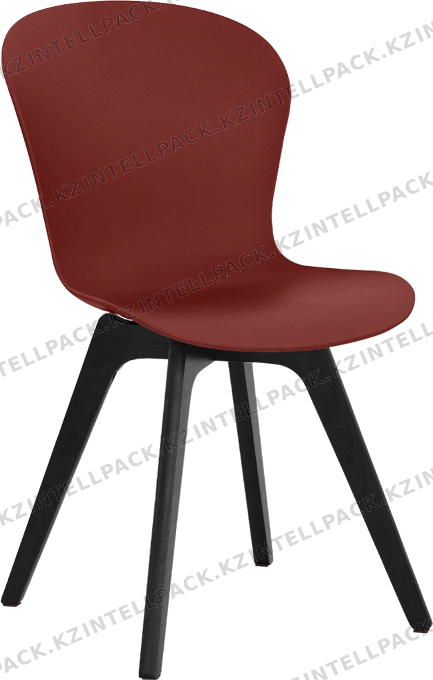 Стул LOFT Ola Dom с пластиковыми ножками бордовый